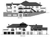 East / West elevations