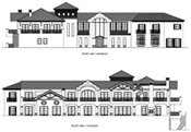 North / South elevations